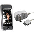 Hard Case and Wall Charger for Apple iPod Touch 1G