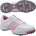 Adidas Ladies' Driver Okapi White/ Blossom Golf Shoes