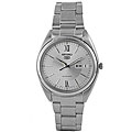 Seiko Men's 5 Automatic Silver Dial Stainless Steel Watch