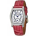 Wittnauer Women's Belasco Steel Case Leather Strap Watch