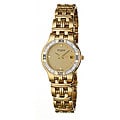 Wittnauer Laureate Women's Goldplated Steel Diamond Watch