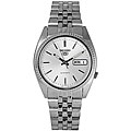 Seiko Men's Stainless Steel White Dial Watch