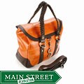 East to West Orange Toggle Tote 