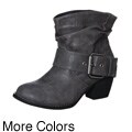 Groove Women's 'Beau' Short Pull-on Western Boots