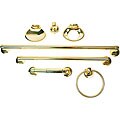 Moen Polished Brass Aspen 7-piece Bath Accessory Kit
