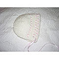 Sara's Aunt in Manhattan Child's Beribboned Bonnet (USA)