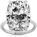 Platinum 10.66 ct TDW GIA-certified Diamond Ring (E, VS2) (Size 6.5)