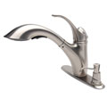 Brienza Brushed Nickel Pull-out Kitchen Faucet