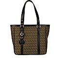 Fendi Zucchino Small Canvas Tote