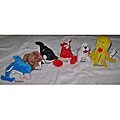 JLT Pets Ultra-soft Plush Marine Animals Toys (Set of 6)