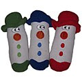 JLT Pets Ultra-soft Plush Snowmen Toys Set (Set of 3)