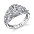18k White Gold 2 1/5ct TDW Diamond Engagement Ring (G-H-I, SI2-SI1) (Size 6.5)