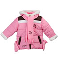 Pacific Trail Toddler Girl's Bubble Coat and Scarf Set