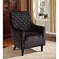 Velvet Club Chair Black