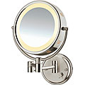 Conair Double Sided 1x/ 5x Lighted Wall-mount Mirror