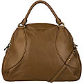 Miu Miu Brown Nappa Bowler Bag