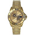 Seiko Men's 5 Automatic Gold Dial Goldtone Watch