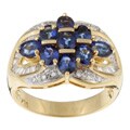 Encore by Le Vian 18k Gold Sapphire and 3/4ct TDW Diamond Ring (H-I, SI2-SI3) (Size 8.75)
