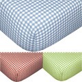 Tadpoles Gingham Fitted Sheets (Set of 2)