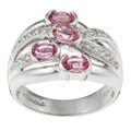 Encore by Le Vian 18k Gold Pink Sapphire and 1/5ct TDW Diamond Ring (Size 7)