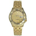 Seiko Men's 5 Automatic Gold Dial Goldtone Watch