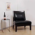 Connor Black Leather Chair