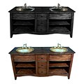 Medina Double Vanity with Drop-in Sinks