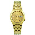 Seiko Men's 5 Automatic Gold Dial Goldtone Watch