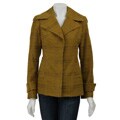 Anne Klein New York Women's Textured Olivine Blazer