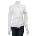 Anne Klein New York Women's Stretch Cotton Poplin Blouse