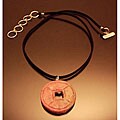 Lucky Coin Rhodonite Necklace (USA)