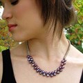 Sterling Silver Freshwater Pearl 'Pearl Vine' Necklace (USA)