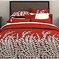 Branches Spice Red 3-piece Comforter Set