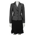 Allyson Cara Women's Tweed 2-piece Skirt Suit