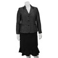 Allyson Cara Women's Plus Size 2-piece Skirt Suit