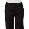 Larry Levine Women's 'Adison' Plaid Pants