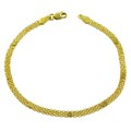 14k Yellow Gold Heart Bismark Bracelet