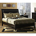City II Queen Size Low Profile Sleigh Bed
