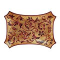 Hand-painted Paisley Grace Plate