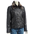 Regent Women's Distressed-look Faux Lamb Jacket