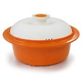 Microhearth Orange Multi purpose Pan- Microwave Cookware