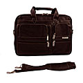 Overland Expandable Brown Executive Portfolio Laptop Case