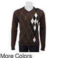 Method Men's Abstract Argyle Sweater