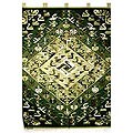 Wool 'Emerald Birds and Butterflies' Tapestry (Peru)