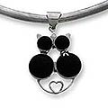 'Kitty Cat Love' Onyx Choker (Indonesia)