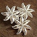 Silver Filigree 'Amazon Bouquet' Brooch (Peru)