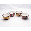 Certified International 4-piece 'Rise and Shine' Ice Cream Bowl Set