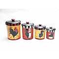 Certified International 4-piece 'Rise and Shine' Canister Set