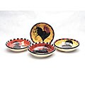 Certified International 4-piece 'Rise and Shine' 9-inch Pasta Bowl Set