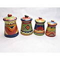 Certified International 'Texmex' 4-piece Canister Set